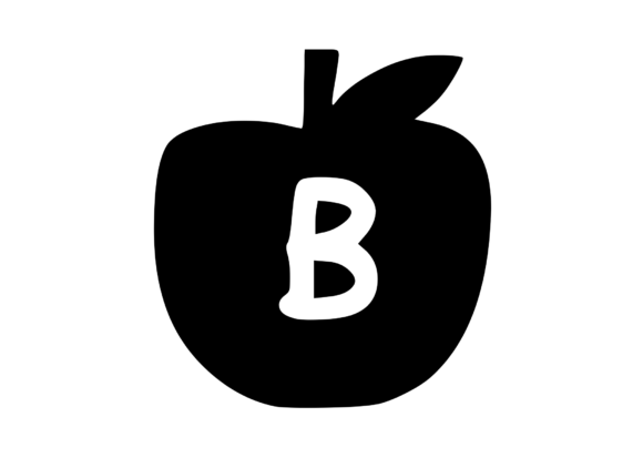 Apple with Children's Playful Mono B: A Designer's Review