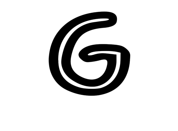 Bold Outlined Comic Mono Letter G: An Embroidery Review