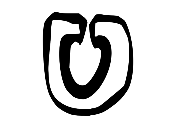 Bold Punk Hand Drawn Mono Letter U: A Designer's Review