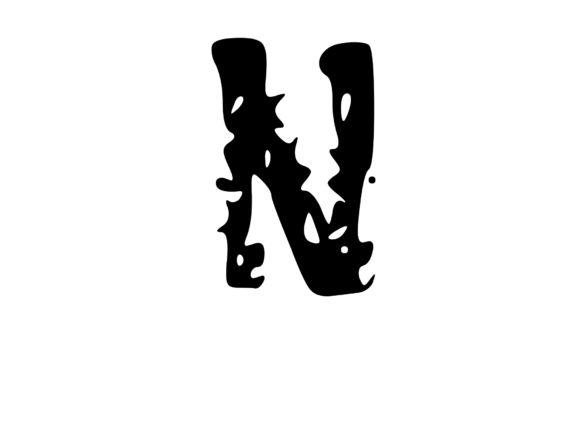 Decaying Rotten Mono Letter N: Design Review