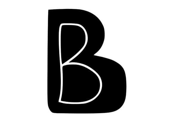 Funky Bold Skeleton Letter B – Real Project Review